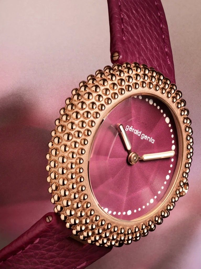 Часы Gentissima Oursin 36 Burgundy