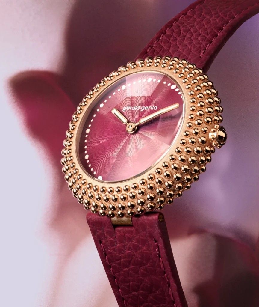 Часы Gentissima Oursin 36 Burgundy