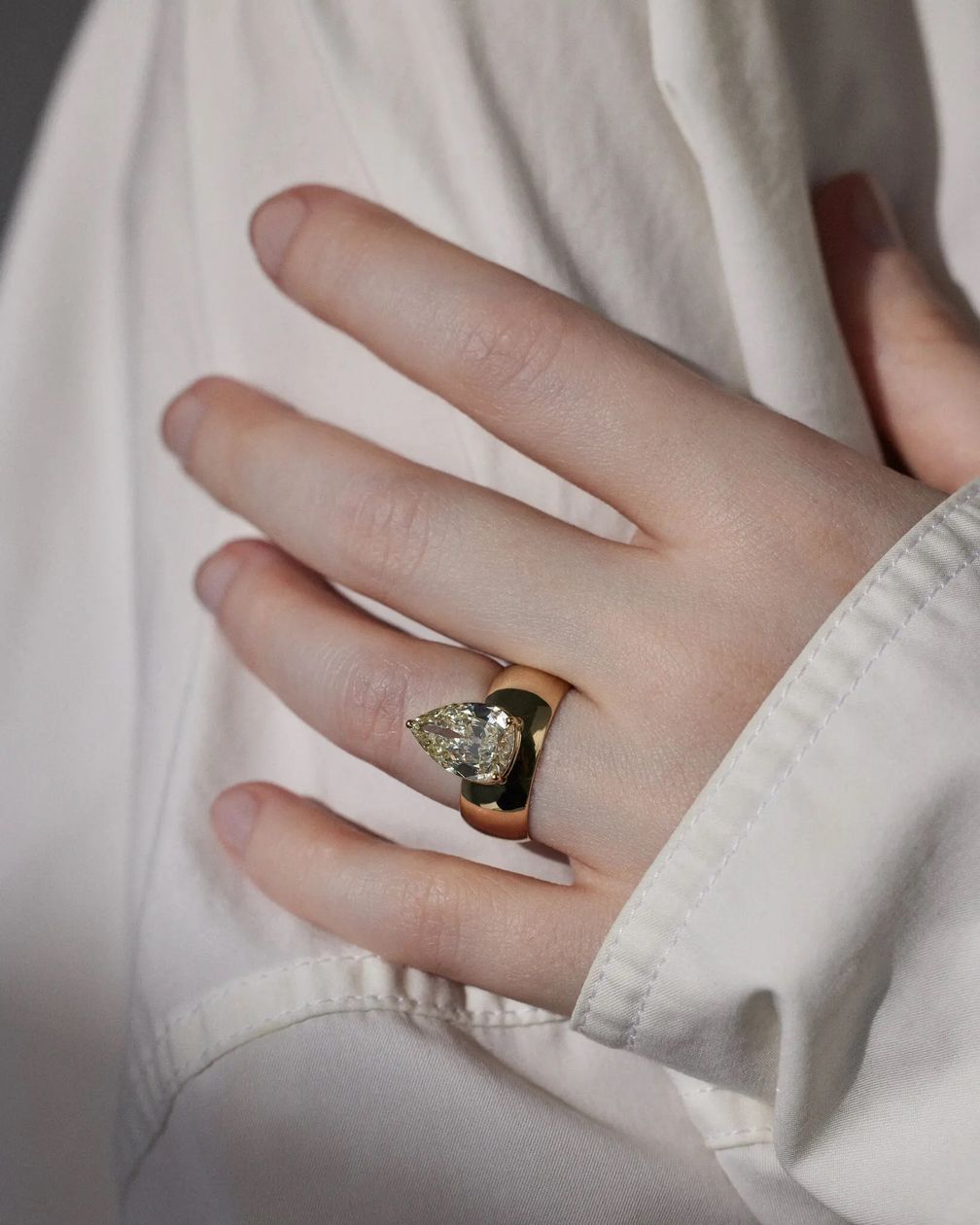 Массивные помолвочные кольца снова в моде, ч. 2