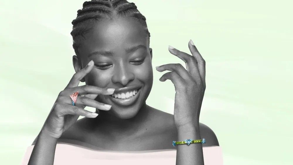 Аманда Горман в рекламной кампании Prada Fine Jewelry Couleur Vivante