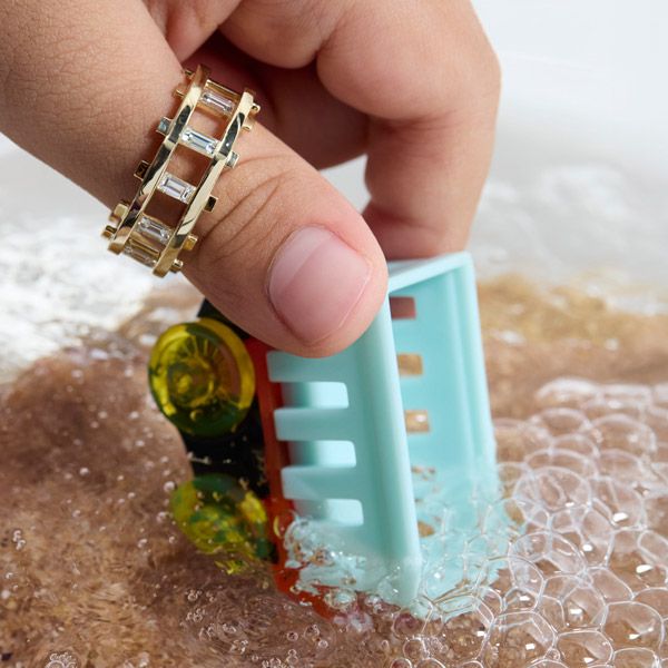 Кольцо Railroad из 18-каратного желтого золота с бриллиантами 0,95 карата