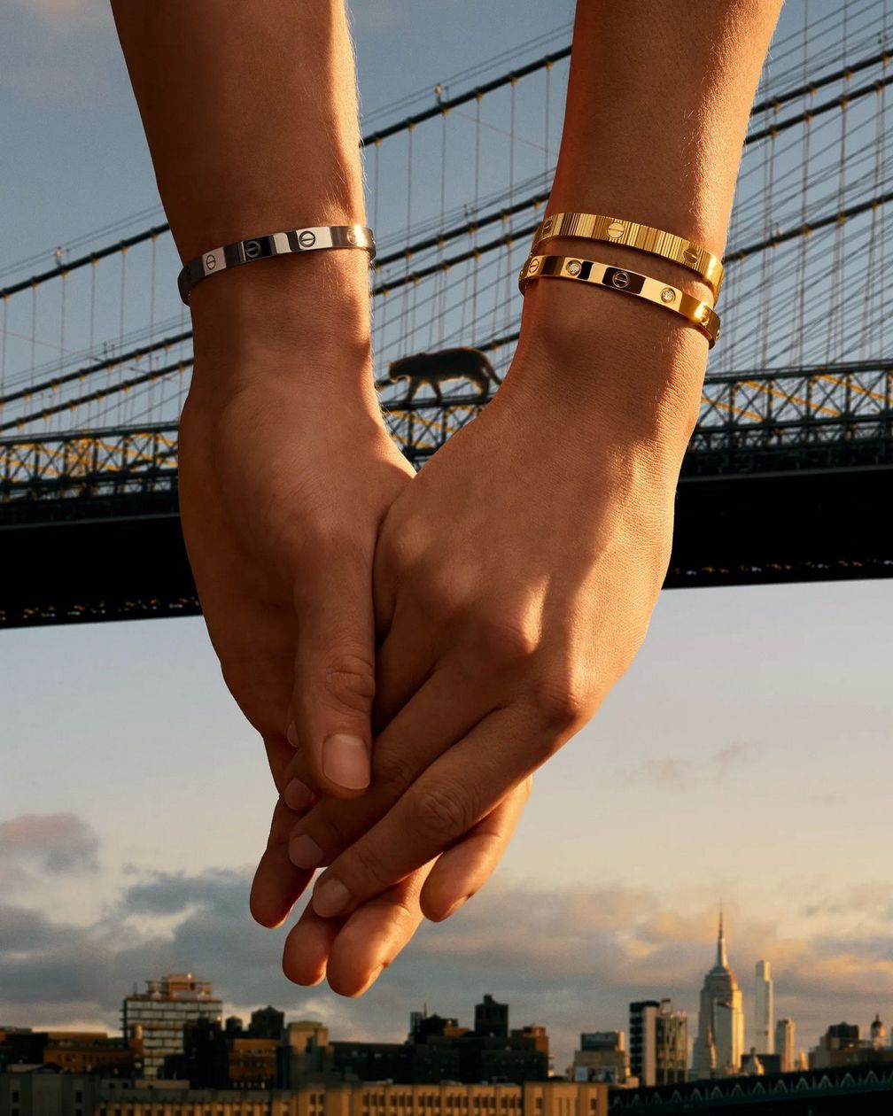 Браслет Cartier Love Unlimited и две классические версии браслета 