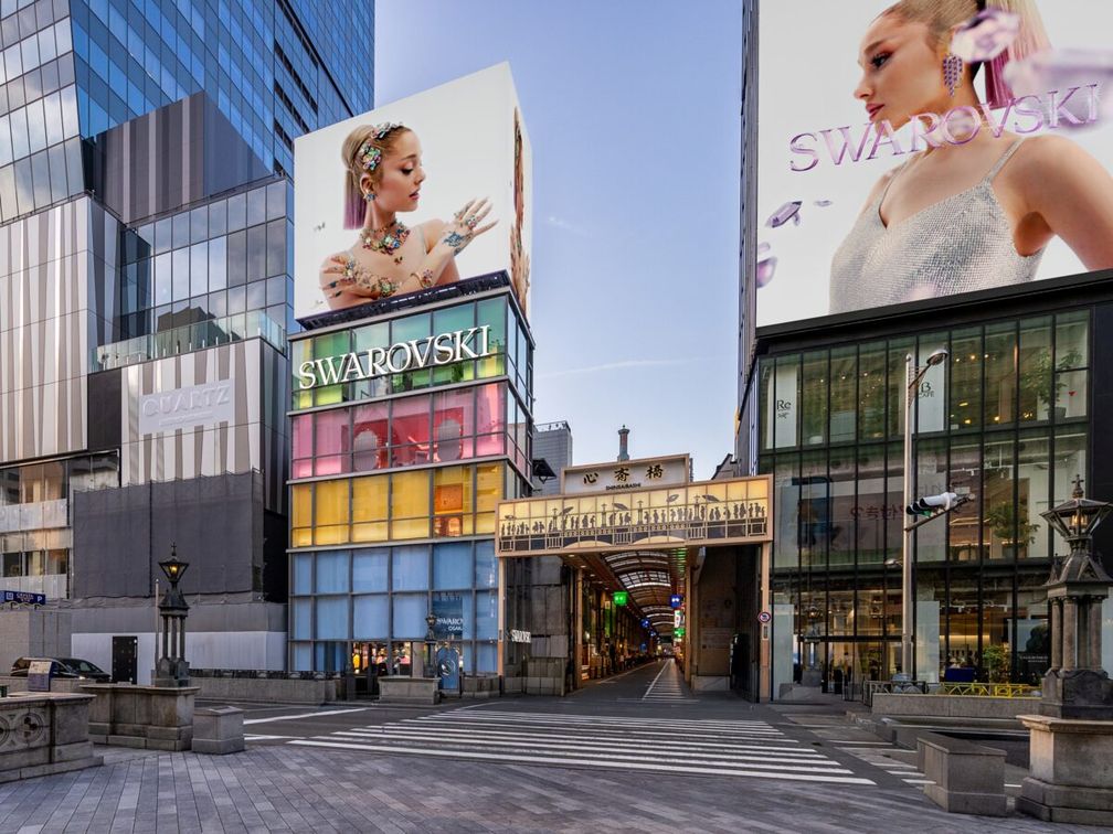 Swarovski продолжает экспансию в Азии, открывая новый флагманский магазин в Осаке