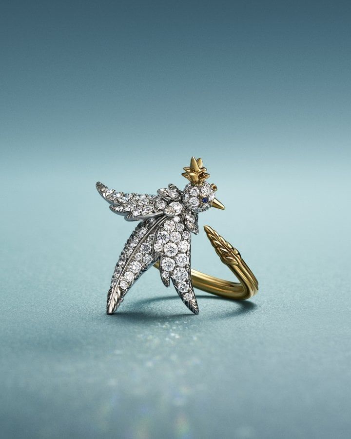 Tiffany & Co. представляет культовый мотив Bird on a Rock в новой смелой ювелирной коллекции