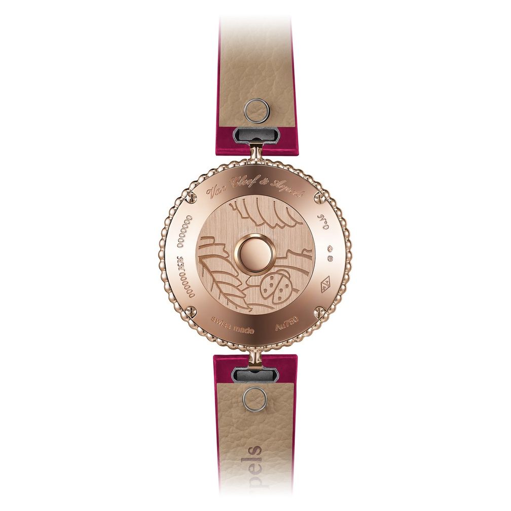 Задняя крышка часов Perlée Extraordinaire Fruits Enchantés Framboise