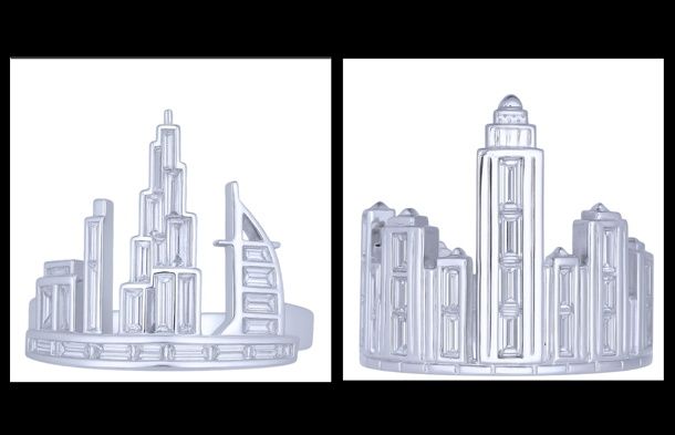 Знаменитые городские пейзажи на вашем пальце
