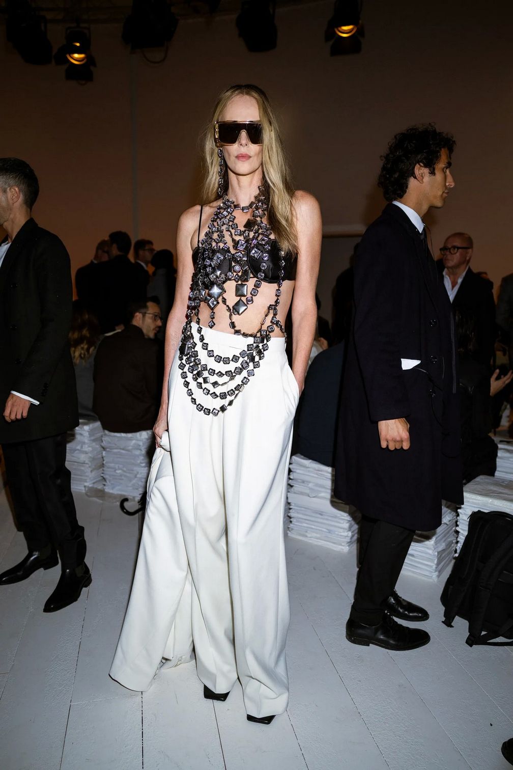 Шарлиз Терон на показе Givenchy весна/лето – 2026