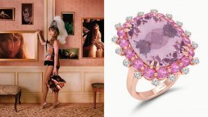 Кольцо от бренда Kallati с розовым сапфиром