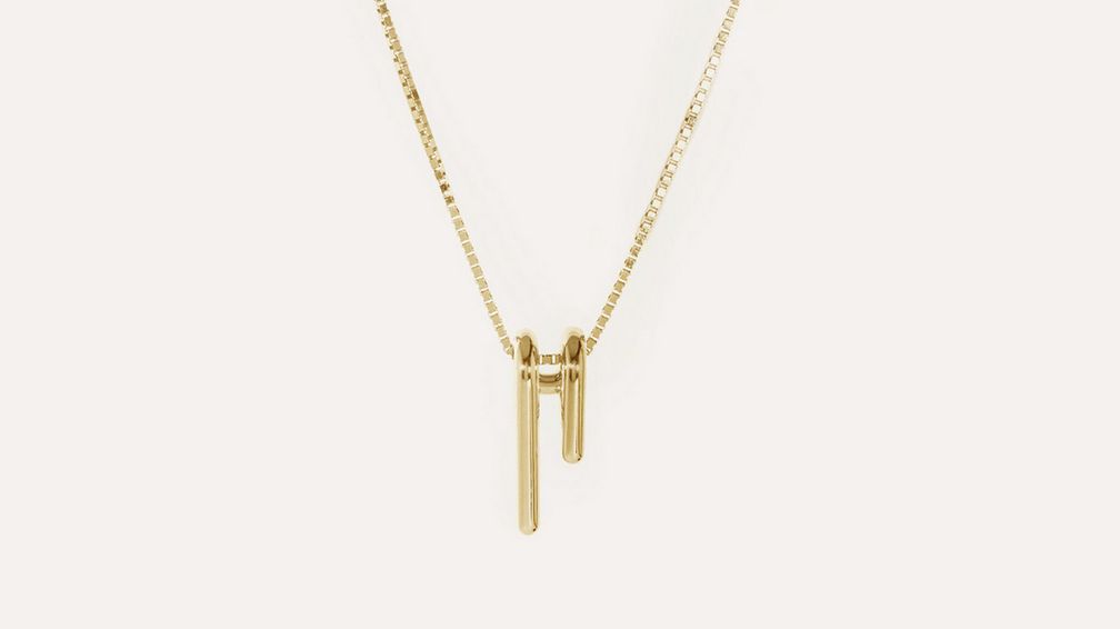 Ожерелье с подвеской Mono с одним звеном из браслетов и ожерелий Mono из 18-каратного желтого золота 