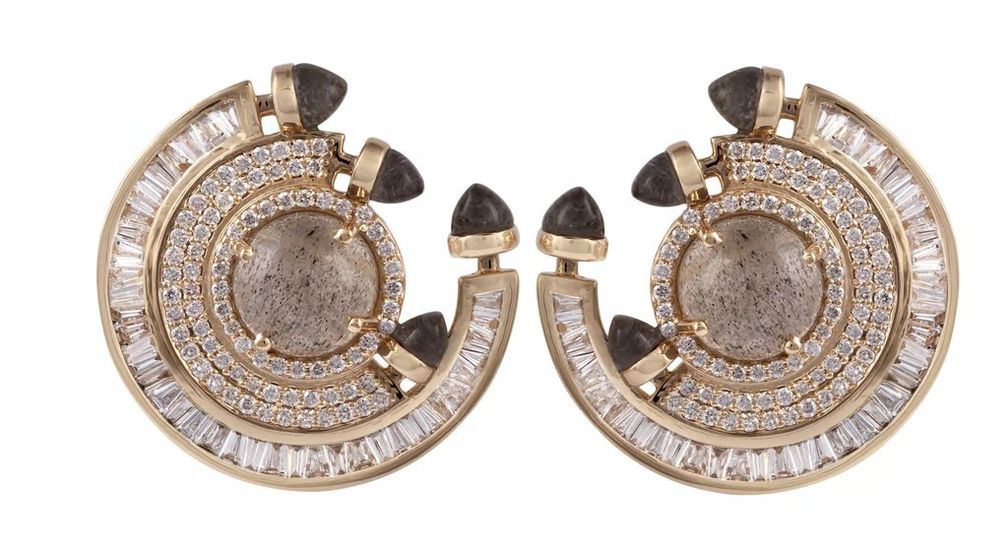 Серьги от Ananya с лунными камнями