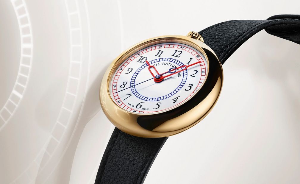Часы Monterey от Louis Vuitton, лимитированная серия из 188 экземпляров, созданная по мотивам дизайна Гаэ Ауленти 1988 года 