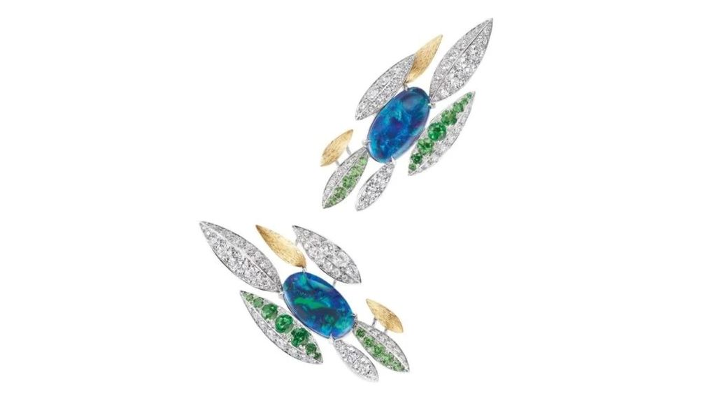 Пара брошей из коллекции Bamboo от Chaumet