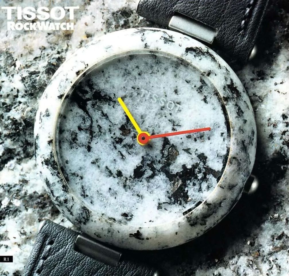 Ретро-часы Tissot RockWatch 1985 года Ретро-часы Tissot RockWatch 1985 года