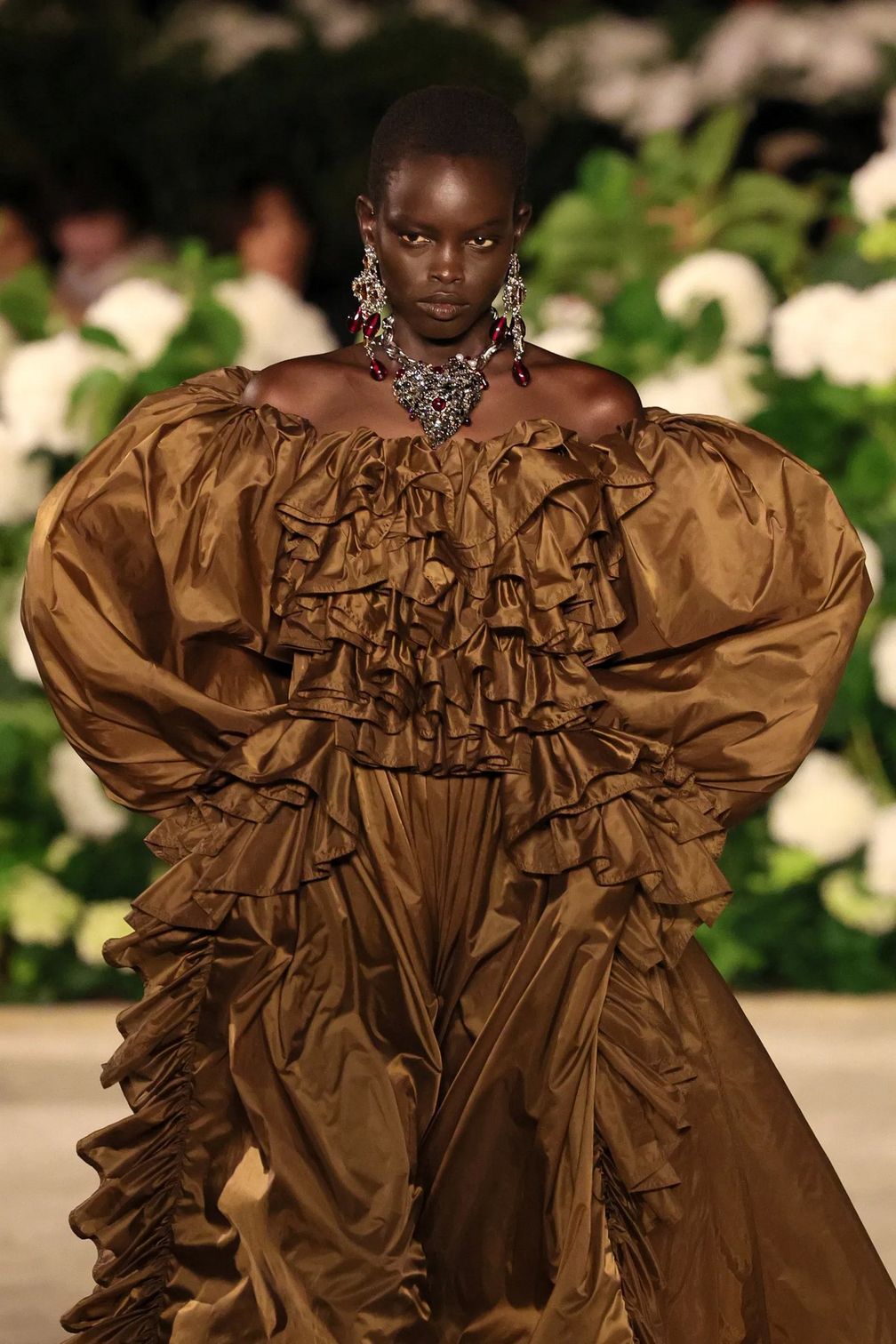 Энтони Ваккарелло для Saint Laurent, весна-лето — 2026. Фото: Vittorio Zunino Celotto / Getty Images