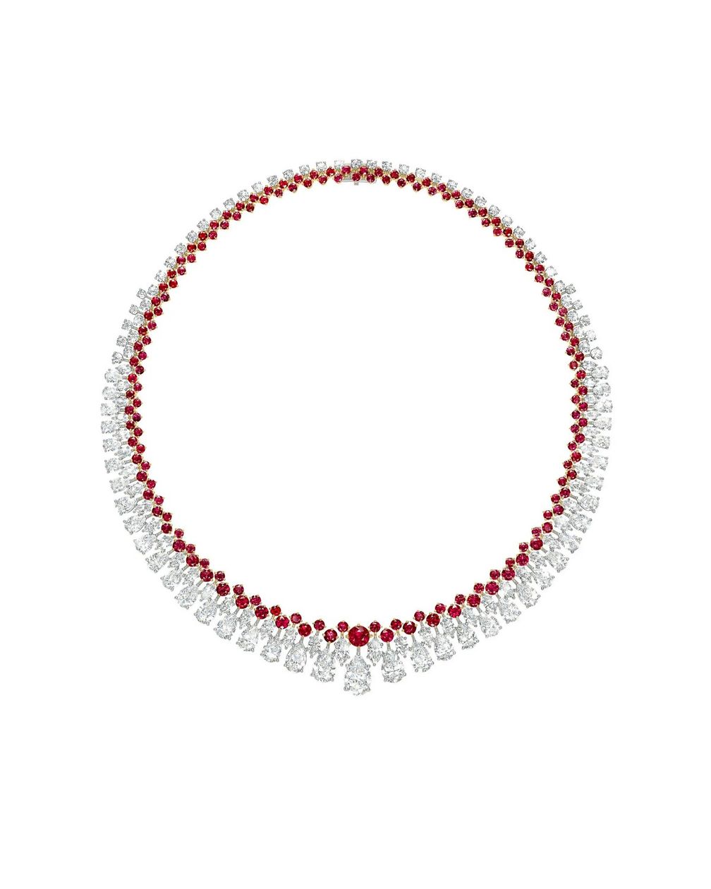 Колье с рубинами и бриллиантами. Предоставлено Harry Winston 