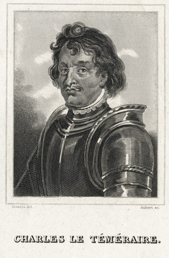 Недатированная гравюра, изображающая Карла Смелого, герцога Бургундского. Фото: Bettmann / Getty Images