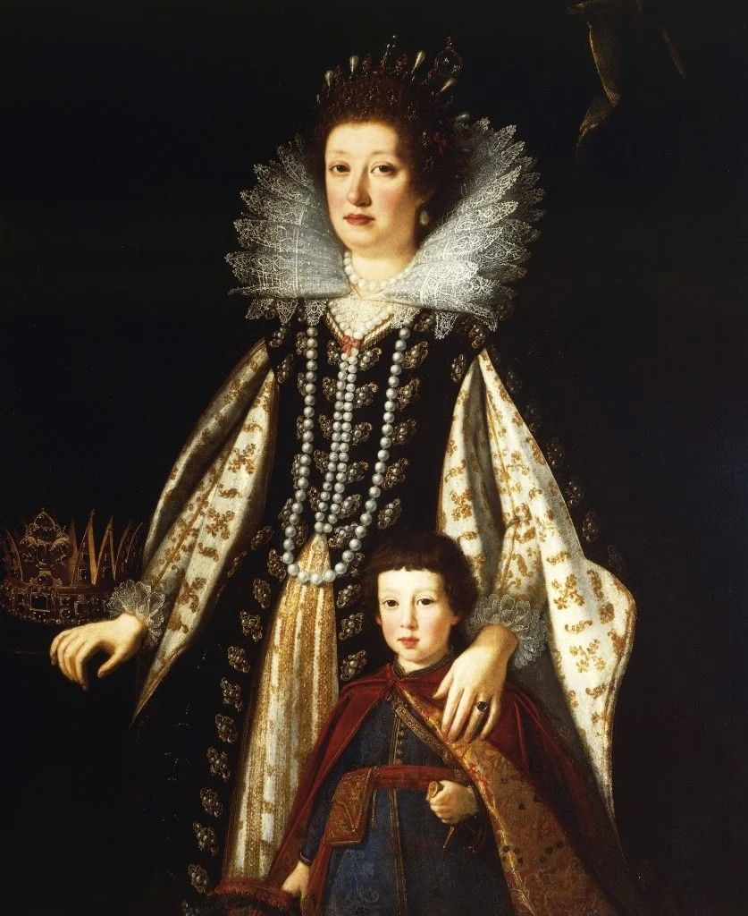Юстус Сустерманс. Портрет эрцгерцогини Марии Магдалины Австрийской с сыном Фердинандом II (около 1623 года). Фото: DeAgostini / Getty Images