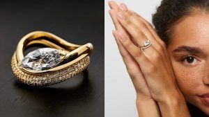 Коллекция свадебных колец Sculptural Waves от James Allen