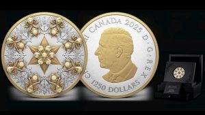 Канадские монеты с желтыми бриллиантами стоимостью $ 92 000