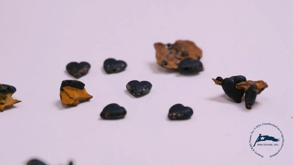 Бусины из ожерелья. Предоставлено RMS Titanic, Inc.