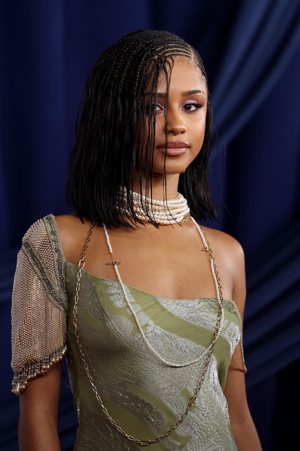 Певица Tyla в украшениях Pandora на церемонии вручения наград «Женщина года» журнала Glamour 2025. Фото: Getty / Предоставлено Pandora Певица Tyla в украшениях Pandora на церемонии вручения наград «Женщина года» журнала Glamour 2025. Фото: Getty / Предоставлено Pandora