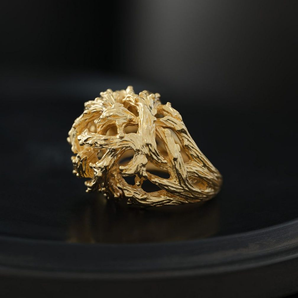 Кольцо Nature Bombe от Kutchinsky, 1970-е годы