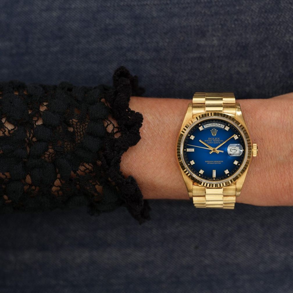 Часы DayDate от Rolex, модель 18038, 36 мм, 1986 год