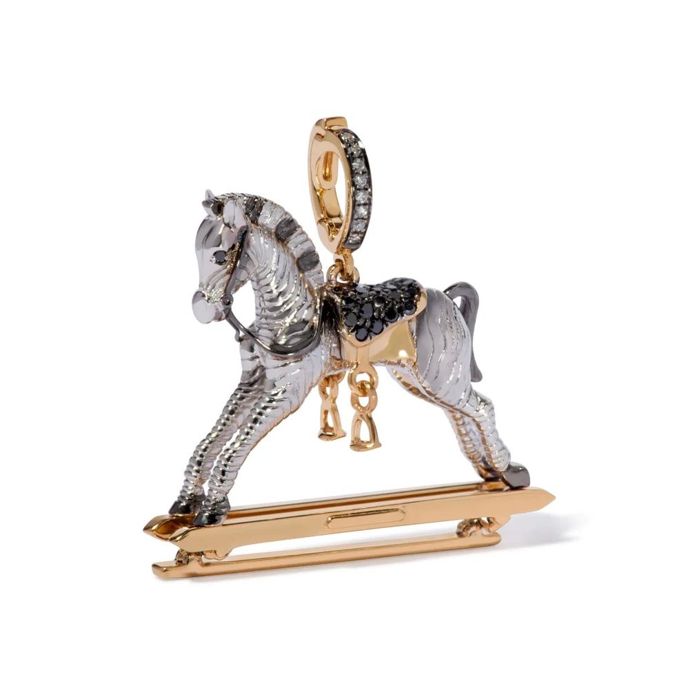 Подвеска-шарм «Зебра-качалка», Claridge’s x Annoushka