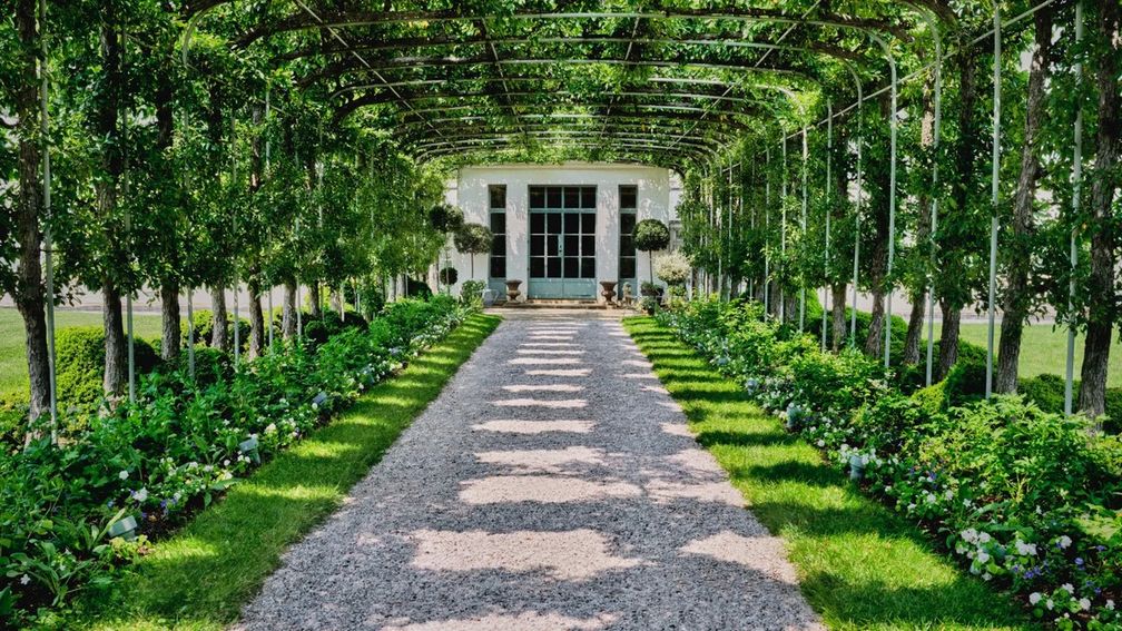 Дикие яблони в загородном доме и основной резиденции Банни Меллон, Оук-Спринг, штат Вирджиния. Фото: Фуджио Эмура