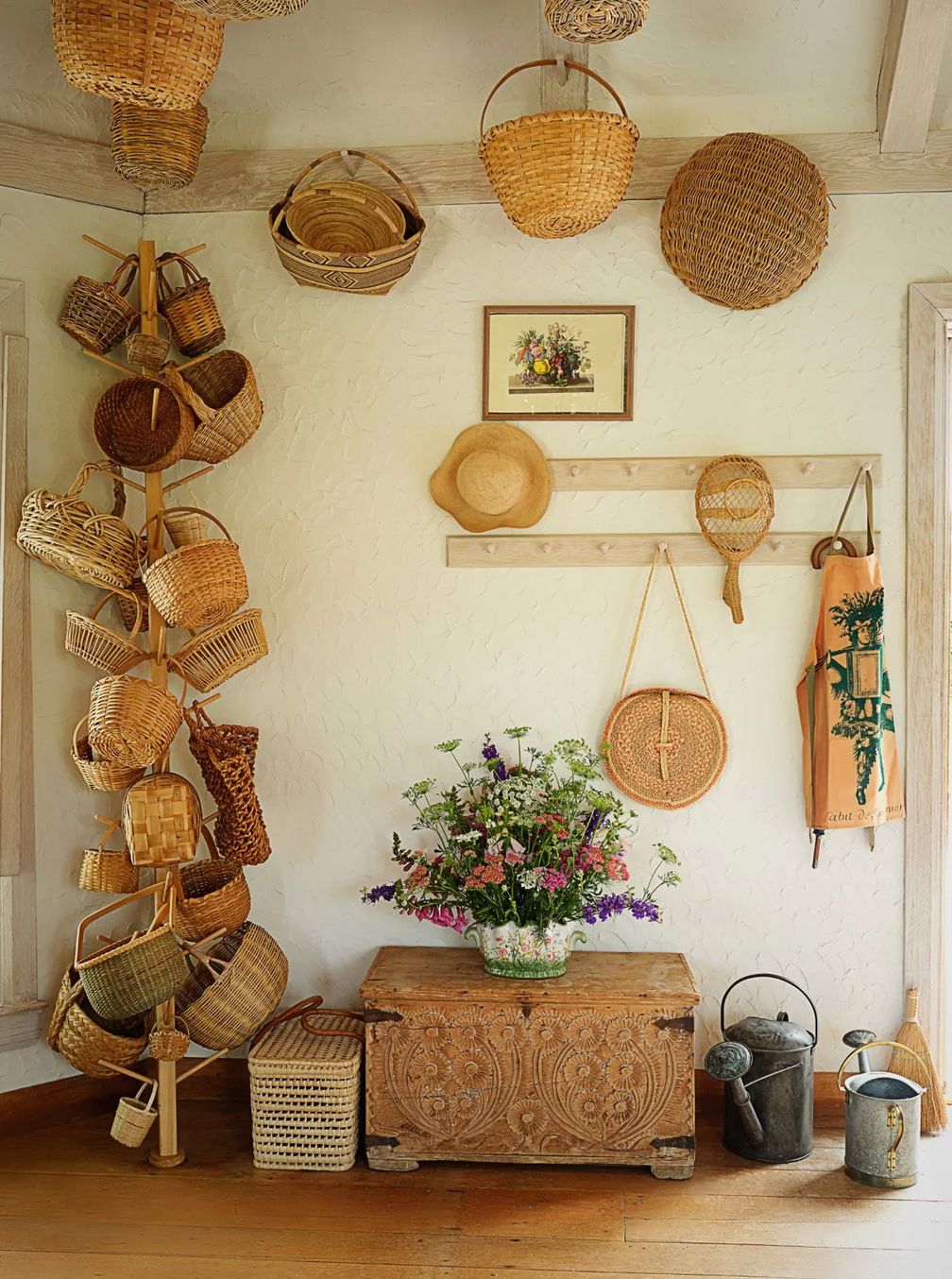 Комната для хранения корзин. Фото: Фуджио Эмура