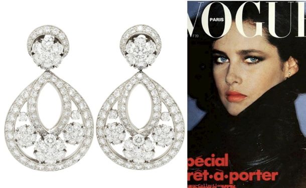 Бриллиантовые серьги супермодели Дэйл Хэддон выставлены на аукцион