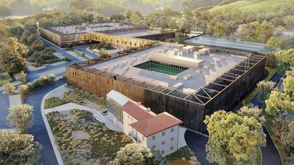 Завод Bvlgari в Валенце площадью 33 000 квадратных метров. Это крупнейший в мире завод по производству ювелирных изделий под одним брендом Завод Bvlgari в Валенце площадью 33 000 квадратных метров. Это крупнейший в мире завод по производству ювелирных изделий под одним брендом