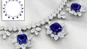 Колье с сапфирами и бриллиантами продано за рекордные $ 16,2 млн