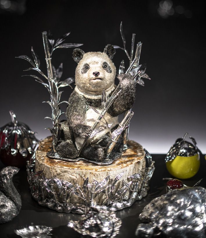 Изделие из серебра, вдохновленное природой