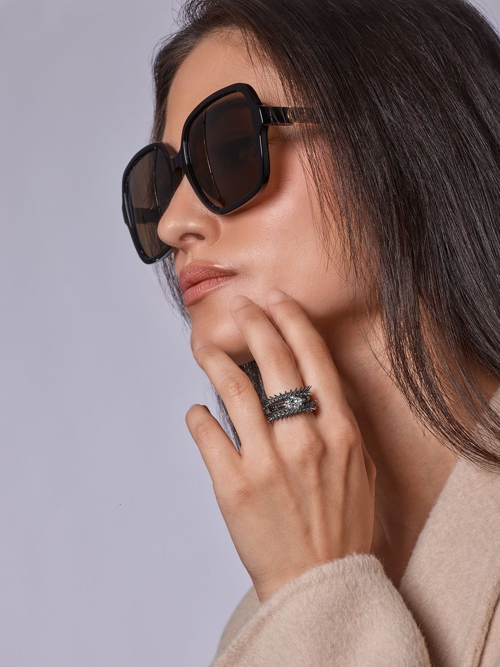 Кольцо «Морской еж» от бренда Allison Quaid