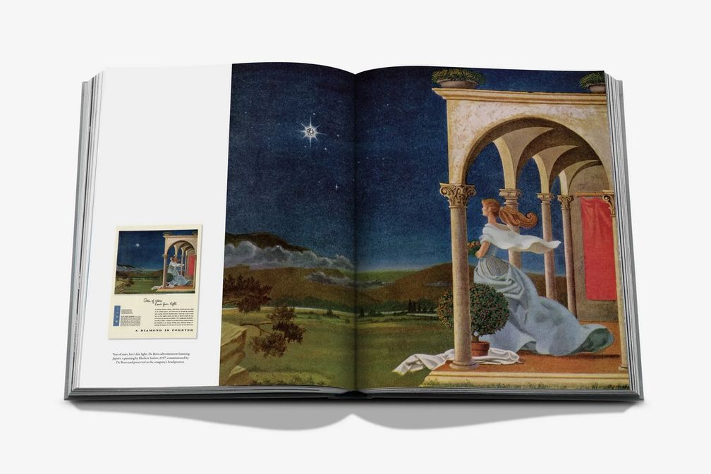 Страницы из книги A Diamond Is Forever («Бриллиант навсегда»), выпущенной компанией De Beers