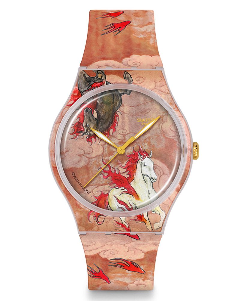 Часы Swatch Year of the Horse Riding the Clouds