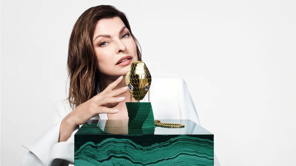 Линда Евангелиста. Фото: Bvlgari Icons Collection