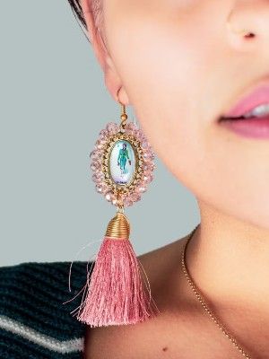 серьги-кисточки