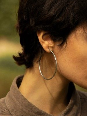 серьги геометрической формы