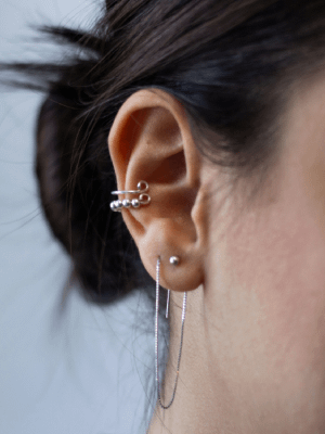 длинные тонкие серьги