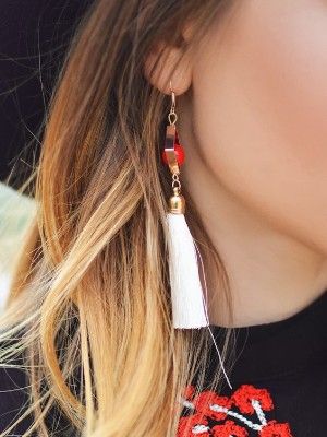 серьги-кисточки