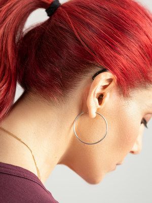 серьги геометрических форм