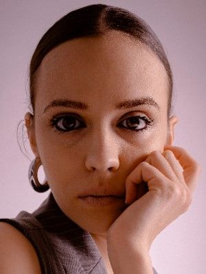 серьги геометрической формы