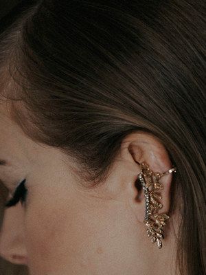 серьги каффы