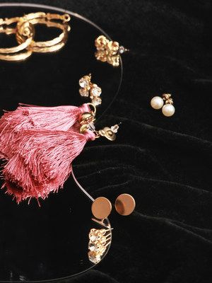 серьги кисточки