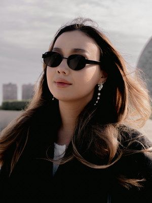 длинные серьги