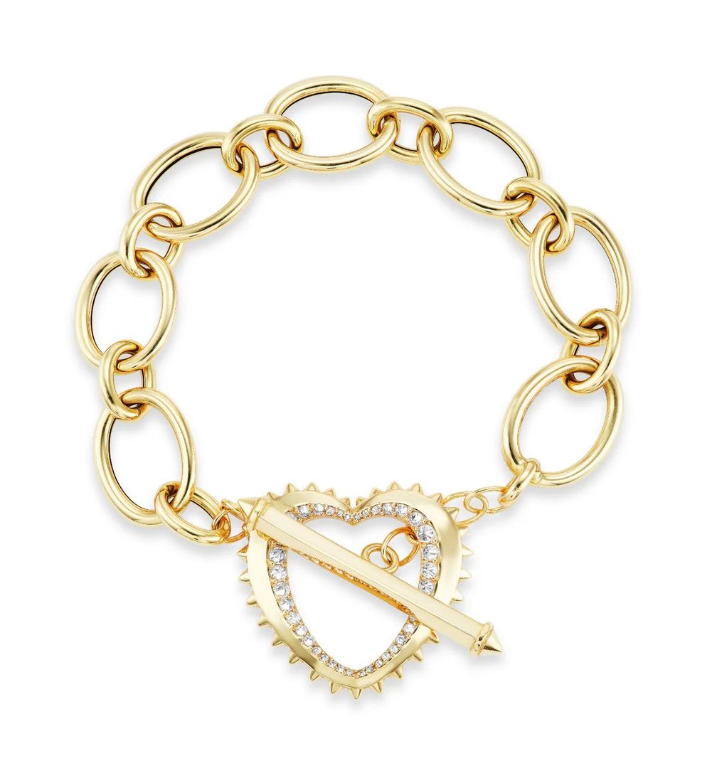 Браслет Heartitude из 18-каратного желтого золота с бриллиантами общим весом 0,47 карата Браслет Heartitude из 18-каратного желтого золота с бриллиантами общим весом 0,47 карата