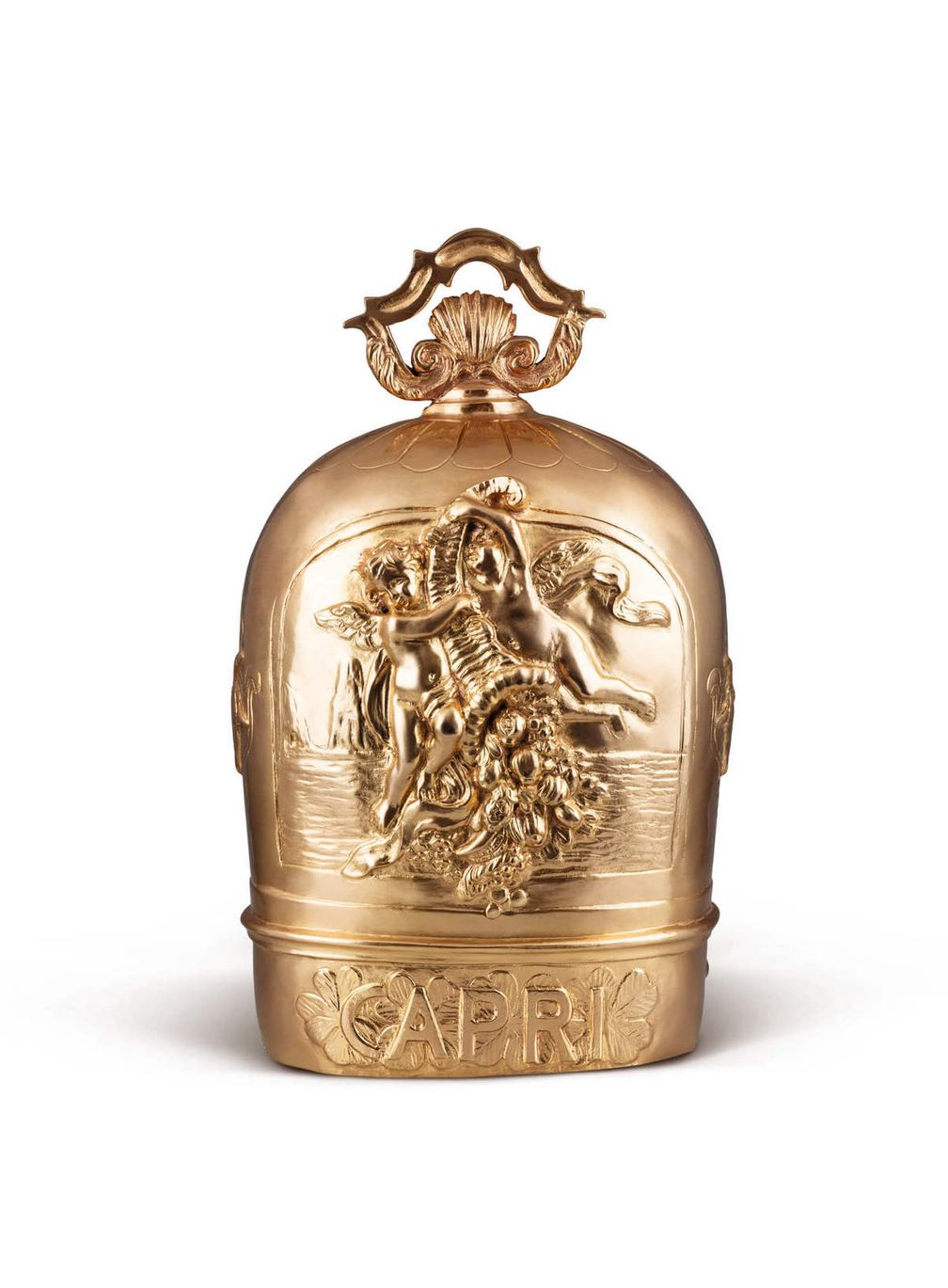 Бронзовый колокол в ретро-стиле