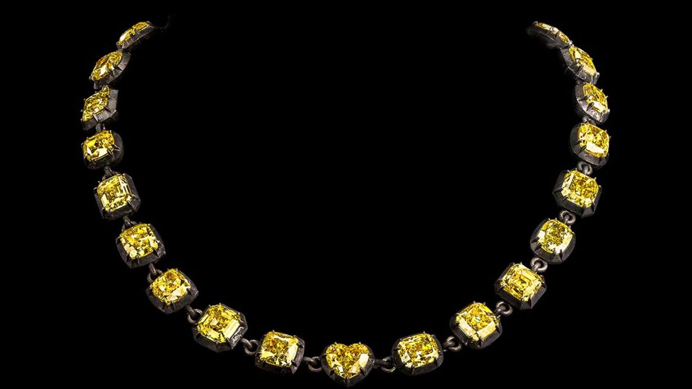 Колье от Jacob & Co. с желтыми бриллиантами Колье от Jacob & Co. с желтыми бриллиантами